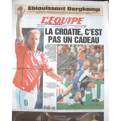 L'equipe  N° 16222 : La Croatie, C'est Pas Un Cadeau