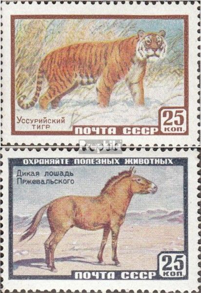 Soviétique-Union 2275-2276 (Édition Complète) Oblitéré 1959 Animaux