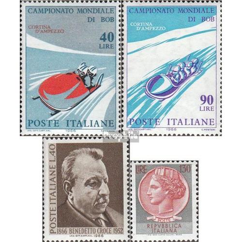 Italie 1196-1197,1201,1202 (Complète.Edition.) Neuf Avec Gomme Originale 1966 Bobfahren, Croce, Italia