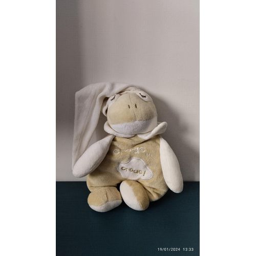 Vintage Doudou Grenouille Bonnet Cmp Eveil Et Tendresse