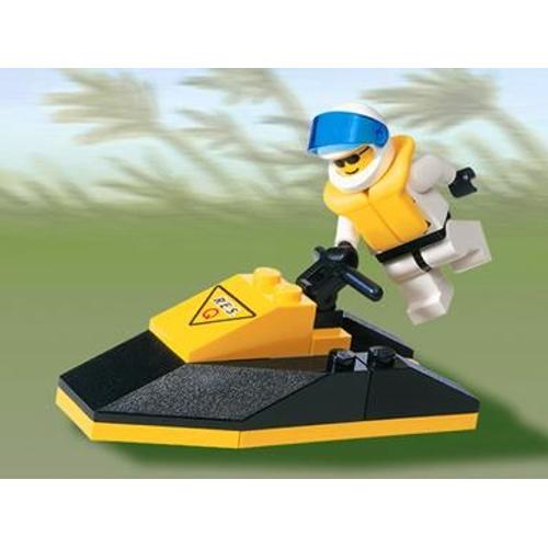 Lego System Ville Aventuriers 6415 / 6428 Jet Ski Res-Q Avec 1 Figurine Rescue