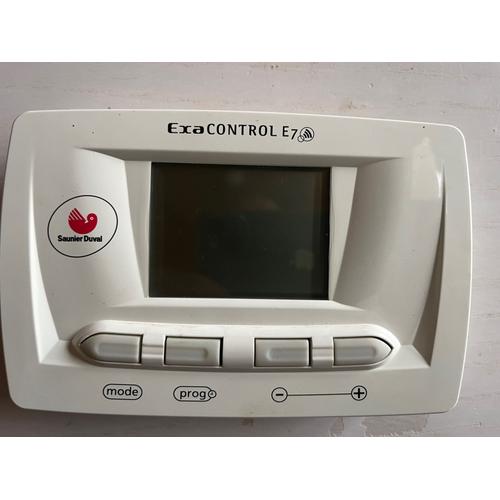 Thermostat filaire programmable auto-alimenté exacontrol E7 - Saunier Duval - 0020064507