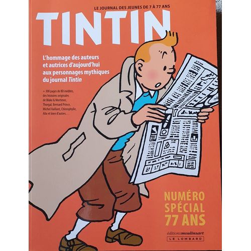 Tintin Numéro Special, L'hommage Des Auteurs Et Autrices D'aujourd'hui 399 Pages