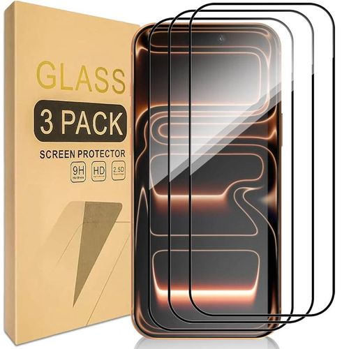 (2 Pack¿For Iphone 17) Protecteur D'écran En Verre Transparent Hd,1 À 3 Pièces,Pour Iphone 16 17 Pro ,Protection En Verre Trempé Pour Iphone 17/17pro/17pro /17air