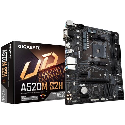 Gigabyte A520M S2H - 1.0 - carte-m&egrave;re - micro ATX - S