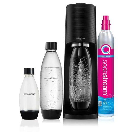 SodaStream Terra Nero Value Pack Métal, Plastique, Po