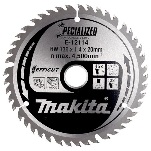 Makita E-12114 lame de scie circulaire 1 pi&egrave;ce(s)