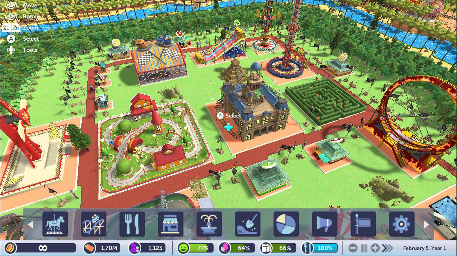 Konami RollerCoaster Tycoon Adventures Standard Multilingue Nintendo Switch... - 8
