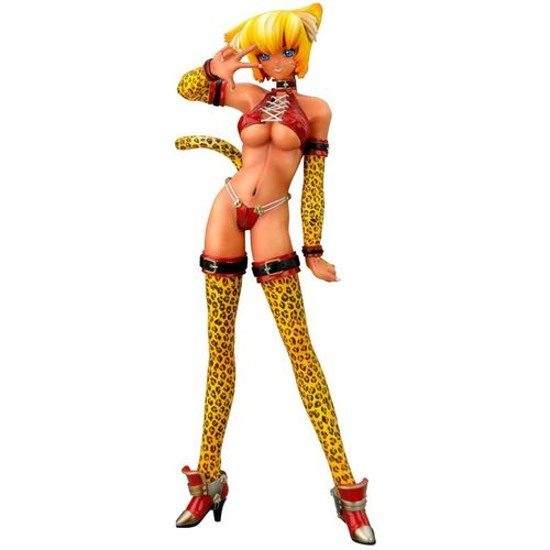 Tandem Twin Animal Girls Statuette Pvc 1/6 Leopard Girl Schell 26 Cm