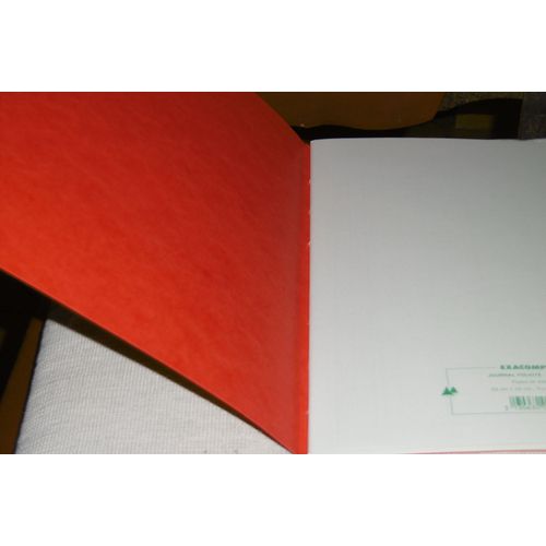 Exacompta Journal Folioté 25x32cm 80 Pages Rouge N° 6400