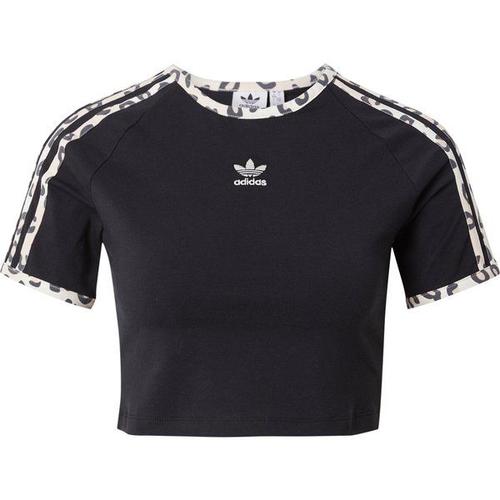 Adidas Originals T-Shirt 'baby' Beige / Noir / Blanc Cassé