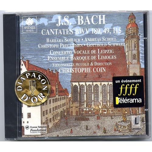 Cant. Bwv 49, 115 & 180 Schlick