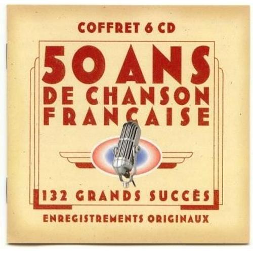 50 Ans De Chanson Francaise (Coffret 6 Cd)