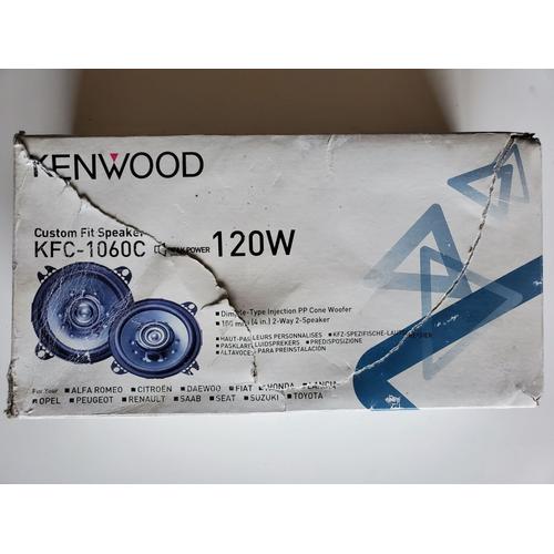 2 Haut-Parleurs Kenwood KFC-1060C 120W