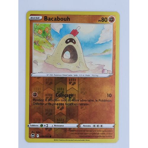 Bacabouh Reverse - Pokémon - Set Tempête Argentée - 099/195 - Eb12 -Française