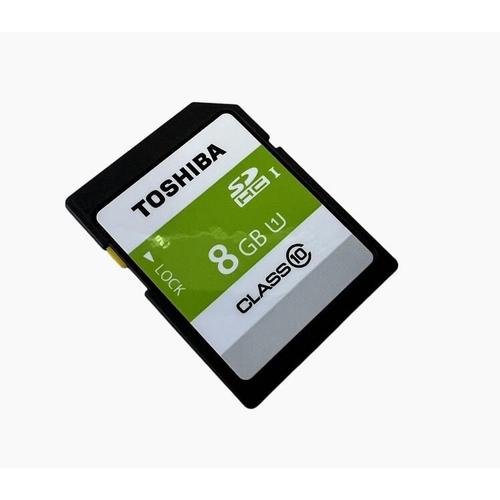 Toshiba carte mémoire SDXC 8 Go classe 10 U1 sans l'emballage (en vrac)