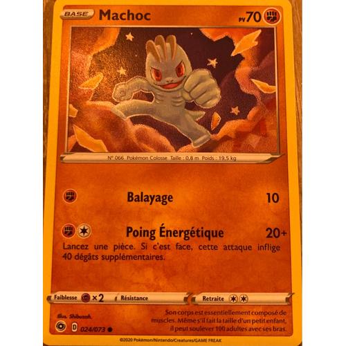Carte Pokémon - Machoc 24/73 - Epee Et Bouclier 