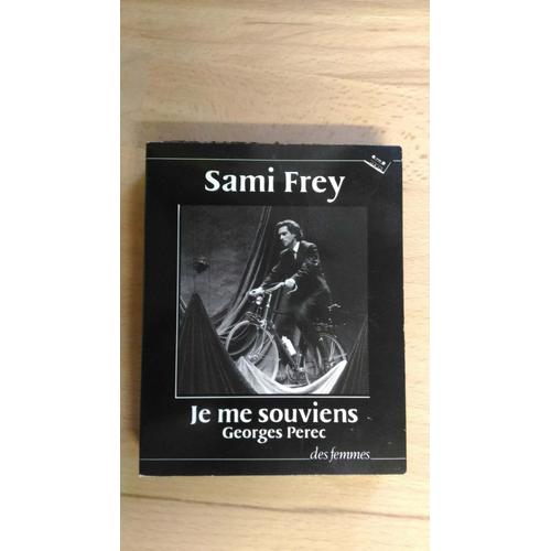 Georges Perec " Je Me Souviens " Interprété Par Sami Frey En K7 Audio