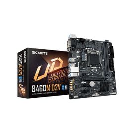 GIGABYTE B460M D2V ultra durable avec LAN de jeu GIGABYTE 8118, PCIe Gen3 x4 M.2, resistance anti-soufre, ventilateur intelligent 5 Carte mere