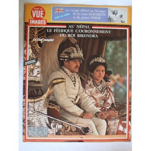 Point De Vue Images Du Monde  N° 1389 : Au Népal Le Féerique Couronnement Du Roi Birendra Le Film Complet