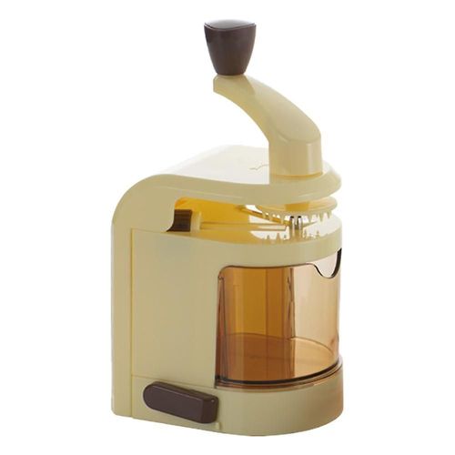 Trancheuse ¿¿ l¿¿gumes (lames rotatives 4 en 1), spiraliseur de l¿¿gumes robuste avec ventouse forte, machine ¿¿ pates jaune