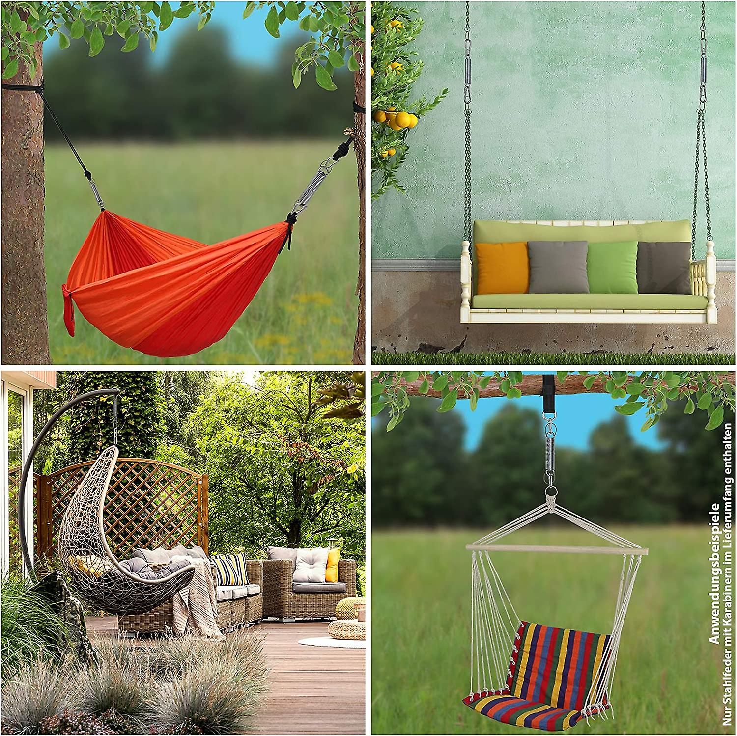 Kit de suspension pour balan?oire de chaise C Ressort, robu... - 5