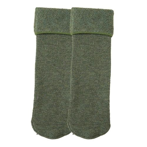Chaussettes En Laine Extra ¿¿Paisses Pour Femmes - Douces, Chaudes, Confortables, D¿¿Contract¿¿Es, Chaussettes D'hiver Pour Hommes, Vert Arm¿¿E