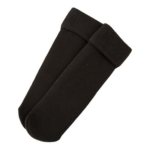 Chaussettes En Laine Extra ¿¿Paisses Pour Femmes - Chaussettes D'hiver Douces, Chaudes Et Confortables Pour Hommes - Noir