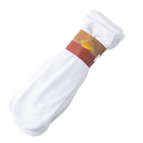 Chaussettes Habill¿¿Es Ultra-Fines Pour Hommes, Chaussettes D'affaires Transparentes En Soie, Nylon Doux Blanc