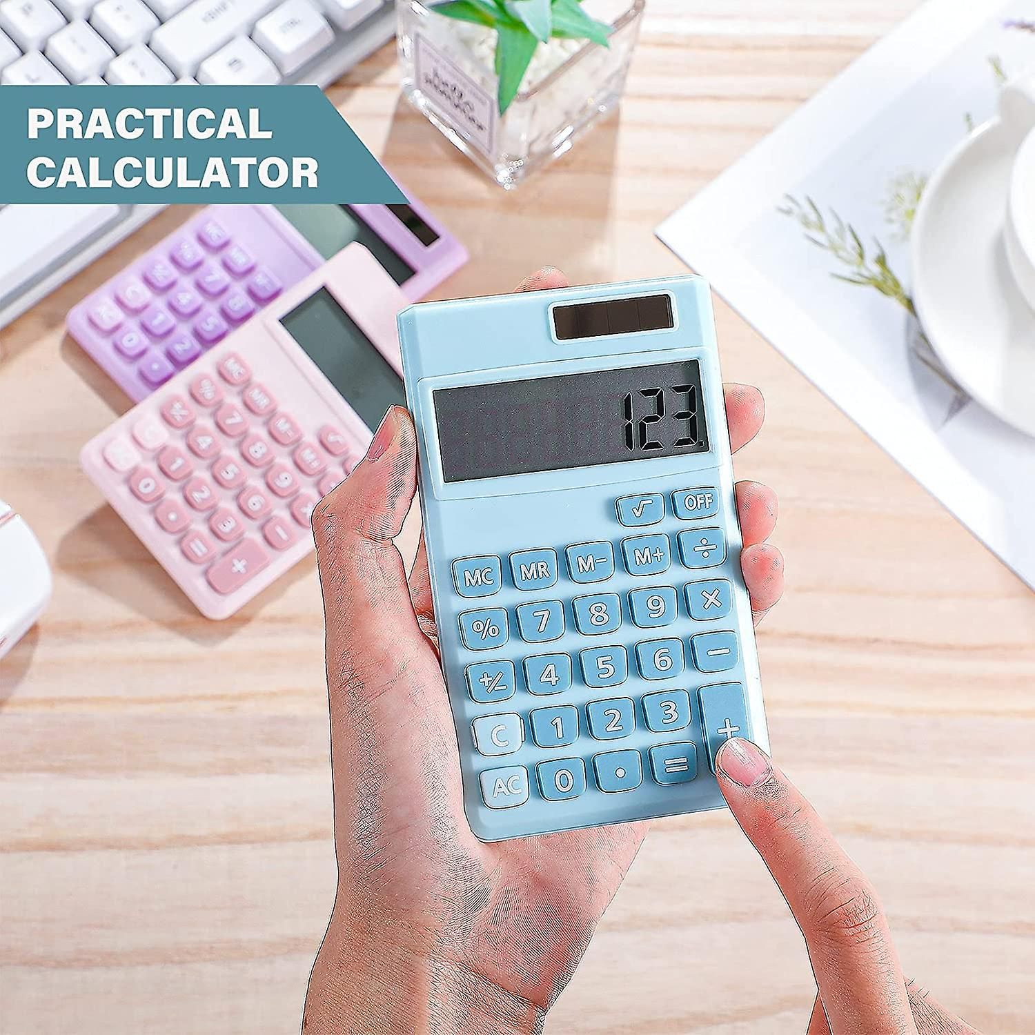 Mini calculatrice de poche, calculatrice lectrique numri... - 2