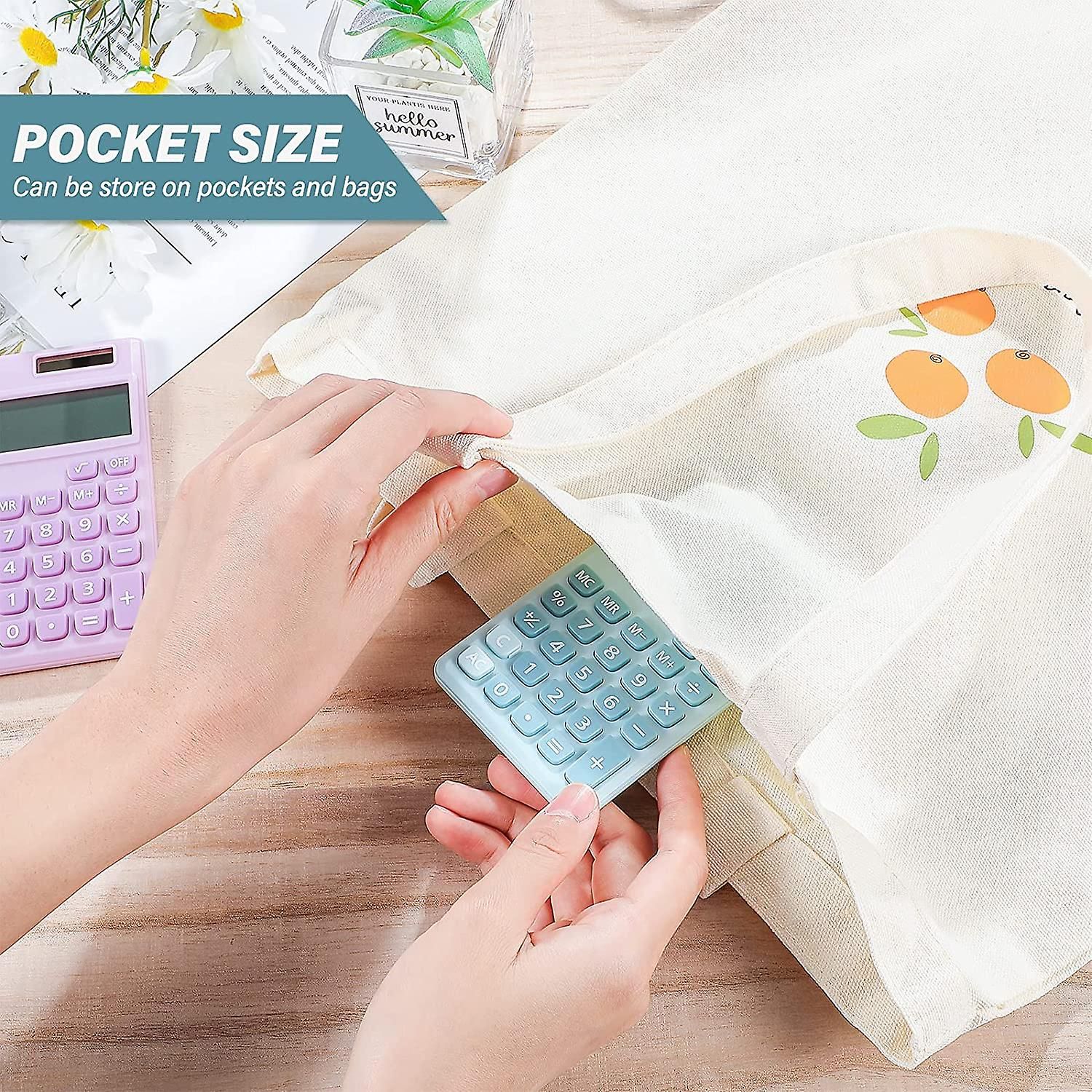 Mini calculatrice de poche, calculatrice lectrique numri... - 3