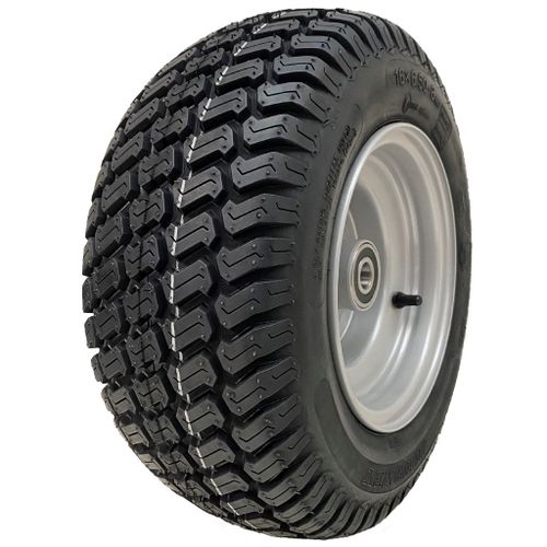 16x6.50-8 Grass Lawnmower Wheel Wanda 4ply P332 Tyre Steel Rim 25mm Bearings