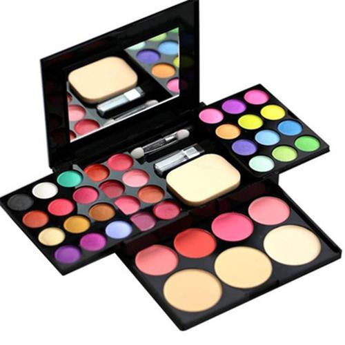 Ensemble De Maquillage, Fard ¿¿ Paupi¿¿Res, Poudre, Blush, Crayon ¿¿ Sourcils, Brillant ¿¿ L¿¿Vres, Petit Ensemble De Palette De Maquillage, Non Toxique 