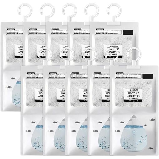 KALANKA-Lot de 10 déshumidificateurs pour armoire, déshumidificateu...
