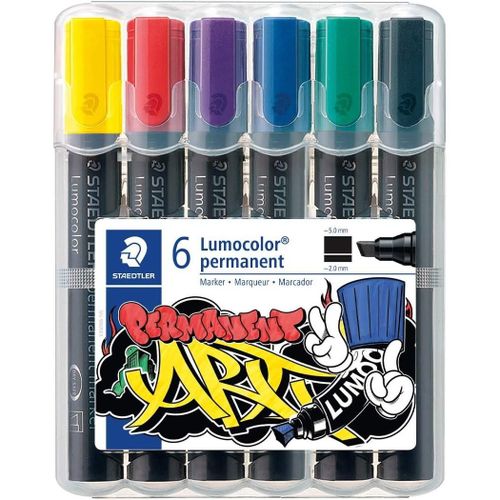 Staedtler Marqueur Permanent 350 Lumocolor, ¿Tui De 6