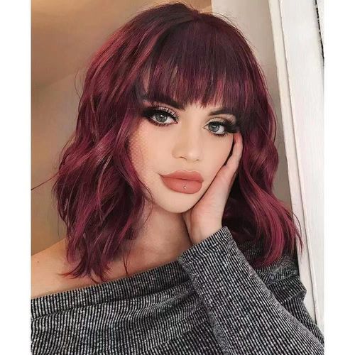 Perruques De Cheveux Humains, Perruques De Cheveux Courts Bouclés Pour Femmes, Perruques Pleine Tête