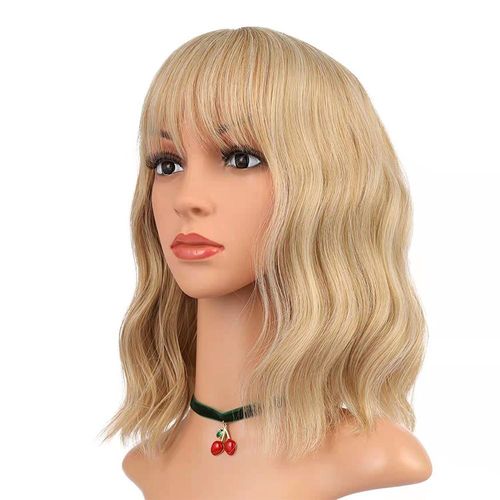 Perruques De Cheveux Humains, Perruques De Cheveux Courts Bouclés Pour Femmes, Perruques Pleine Tête