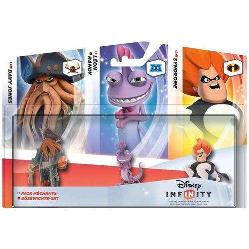 Figurine Disney Infinity - Pack De Méchants Léon Syndrome Davy Jones