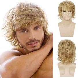 Perruque blonde homme pas on sale cher