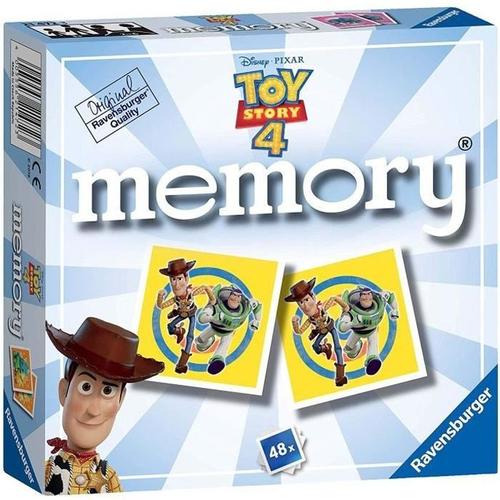 Jeu De Mémoire - Ravensburger - Disney Pixar Toy Story 4 - 48 Mini Cartes Mémoire - Mixte - A Partir De 3 Ans