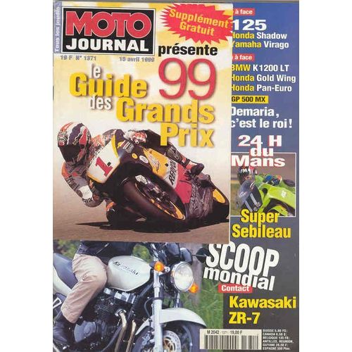 Moto Journal  N° 1371 : Honda, Yamaha, Bmw, 24h Du Mans, Kawasaki