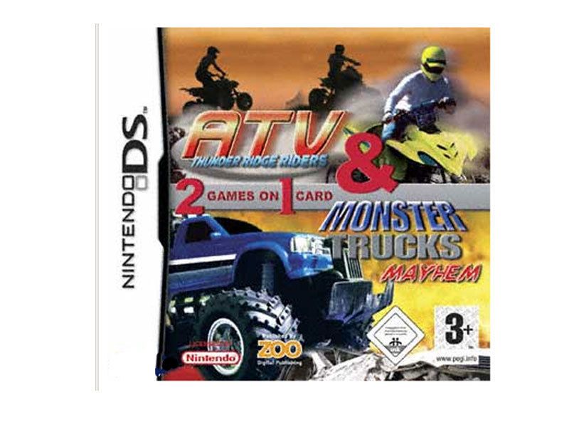 Atv Thunder Ridge Riders & Monster Trucks Mayhem Nintendo Ds