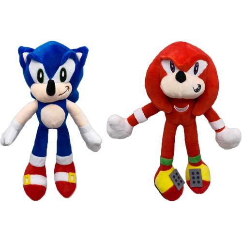 Peluche Sonic 2 Pi¿¿Ces Sonic Jouet Sonic Peluche Sonic En Peluche Poup¿¿E En Peluche Sonic Bleu Rouge Peluche Cadeau Pour Enfants Adultes Et Fans