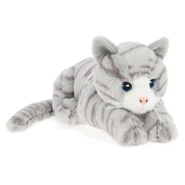 Peluche Chat Gris Eco Responsable Keeleco