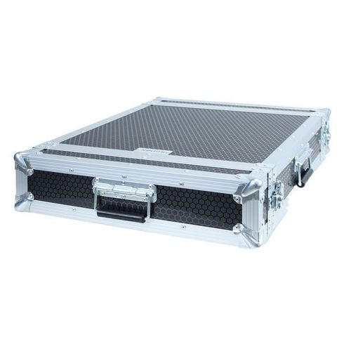 Flight case rack 19'', Capacité 2U, Double porte
