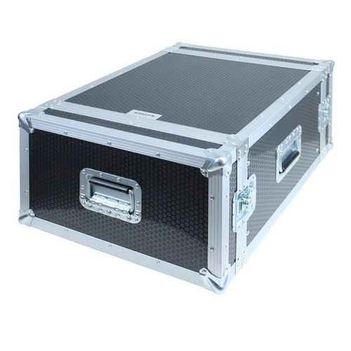 Flight case rack 19'', Capacité 6U, Double porte