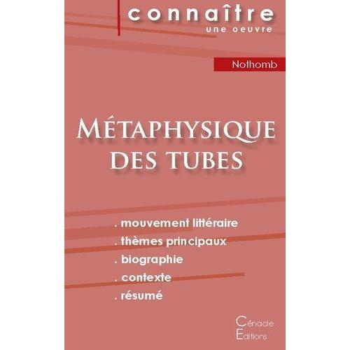 Métaphysique Des Tubes - Fiche De Lecture