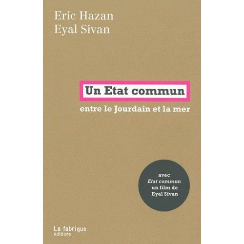 Un Etat Commun - Entre Le Jourdain Et La Mer (1 Dvd)