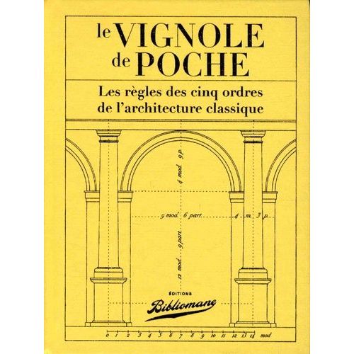 Le Vignole De Poche - Les Règles Des Cinq Ordres De L'architecture Classique