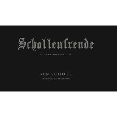 Schottenfreude - Il Y A Un Mot Pour Tout